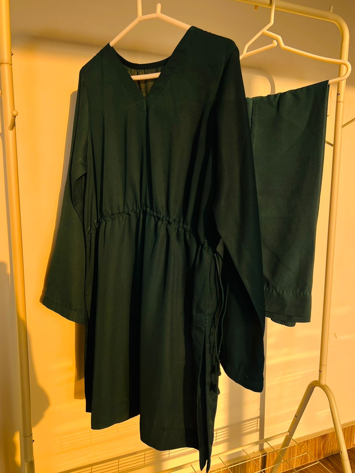 2 Piece Plain Georgette Set